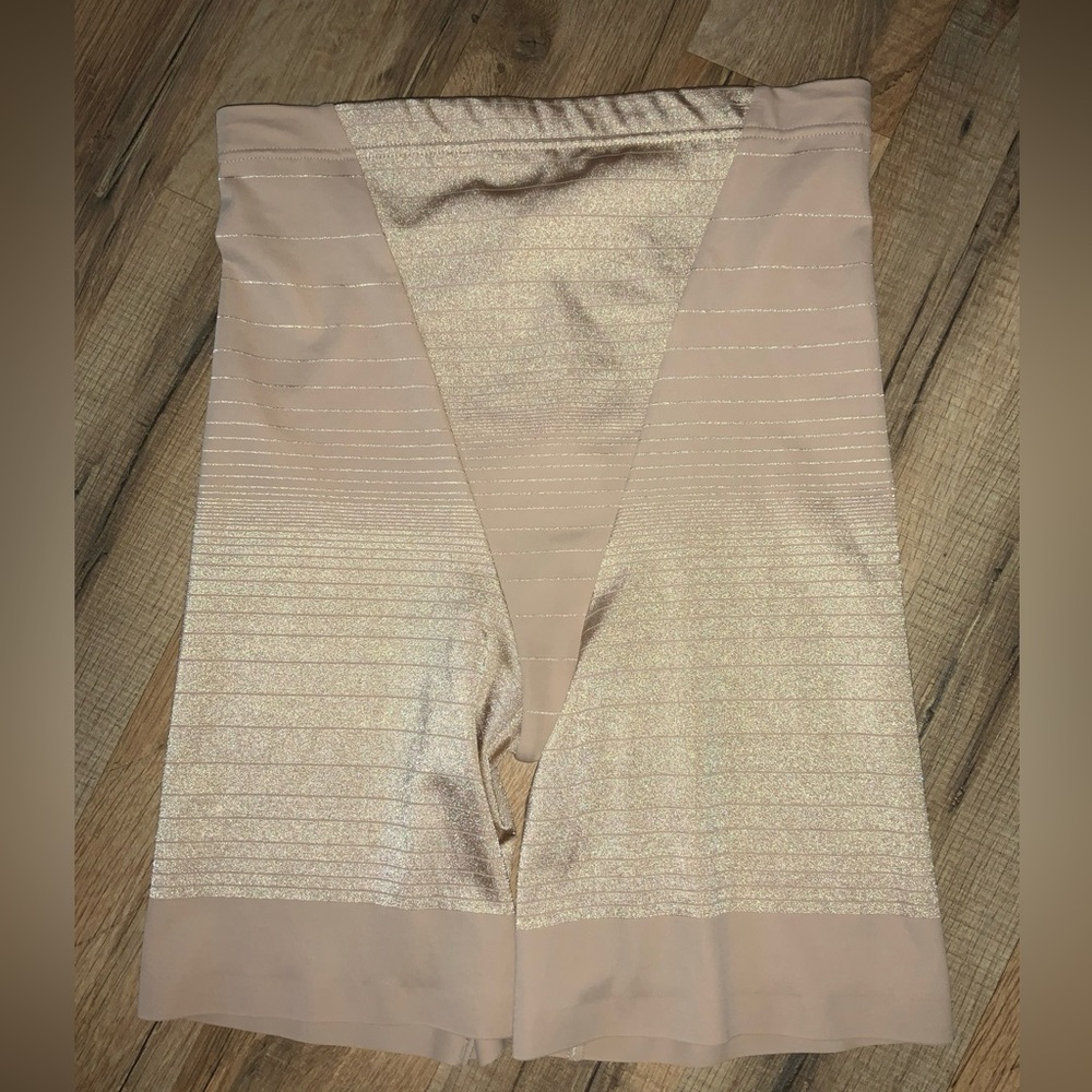 LILLYETTE UnderWonder Tummy Control SIZE LARGE Seamless High Waist Thigh Slimmer